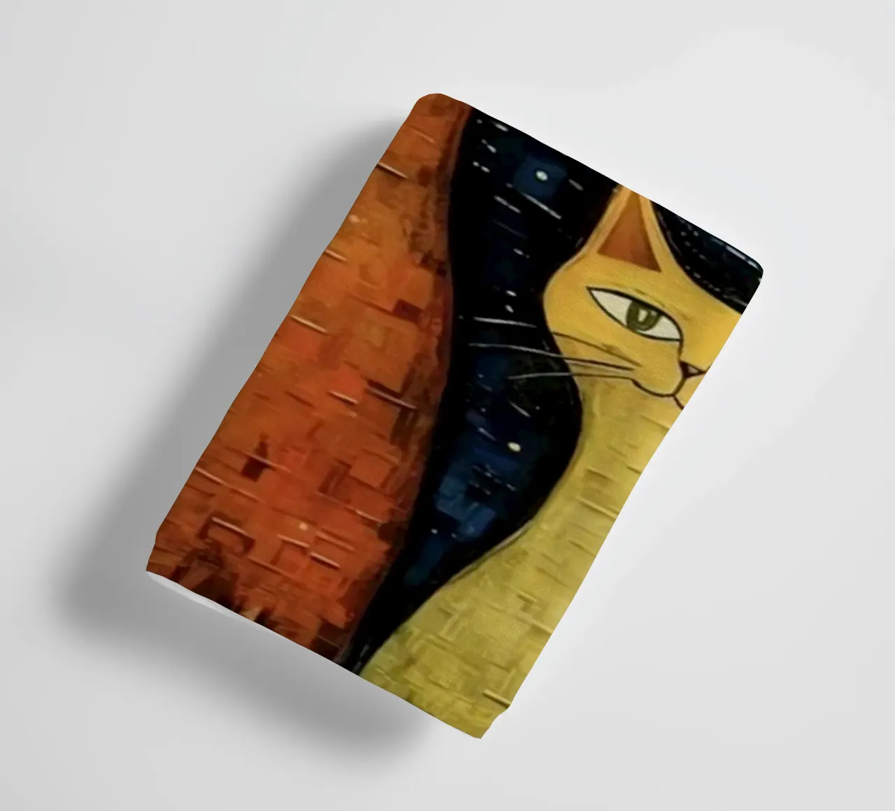 cat in art asciugamano da bagno da Good days
