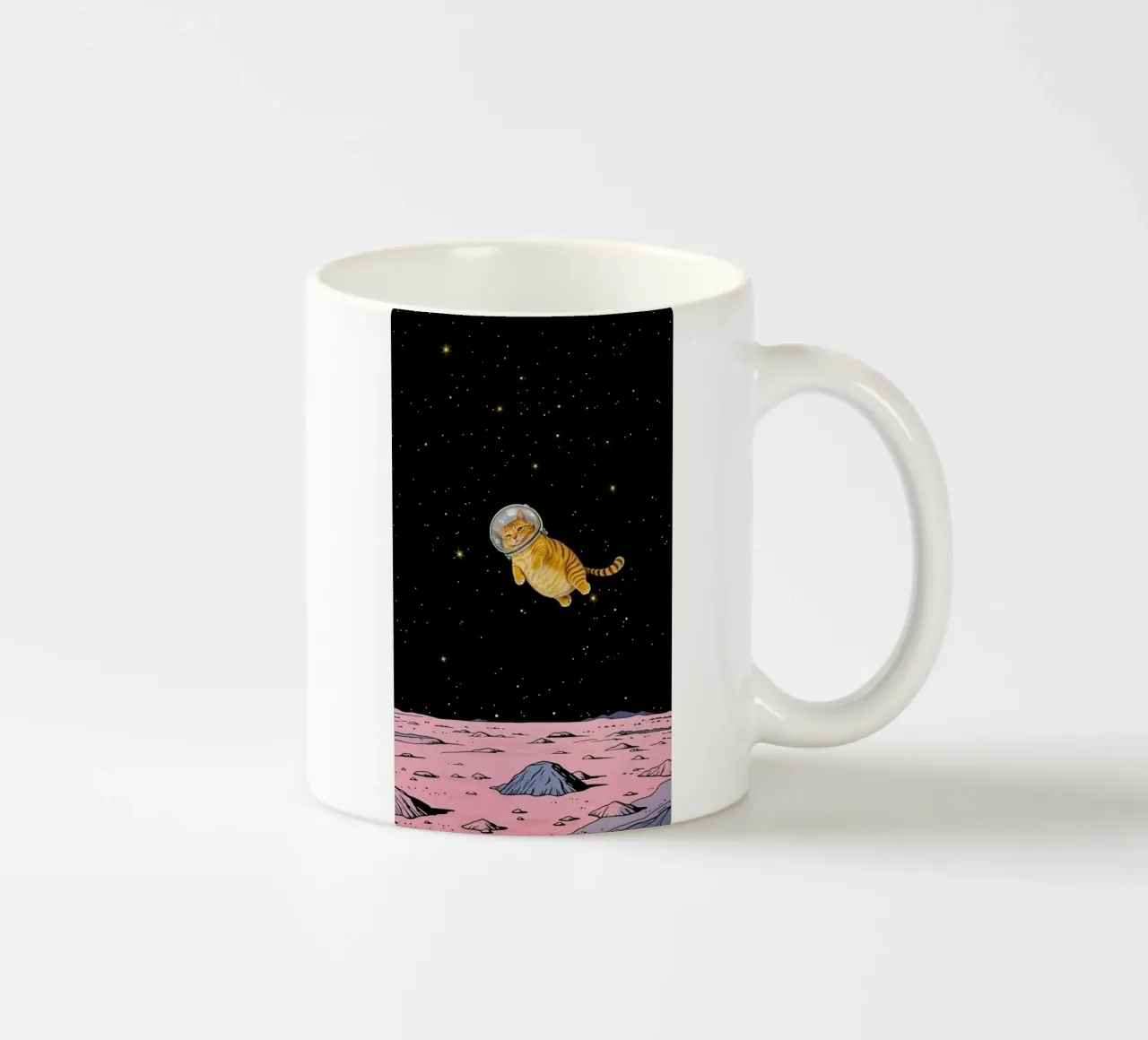 space cat tazza in ceramica da Good days
