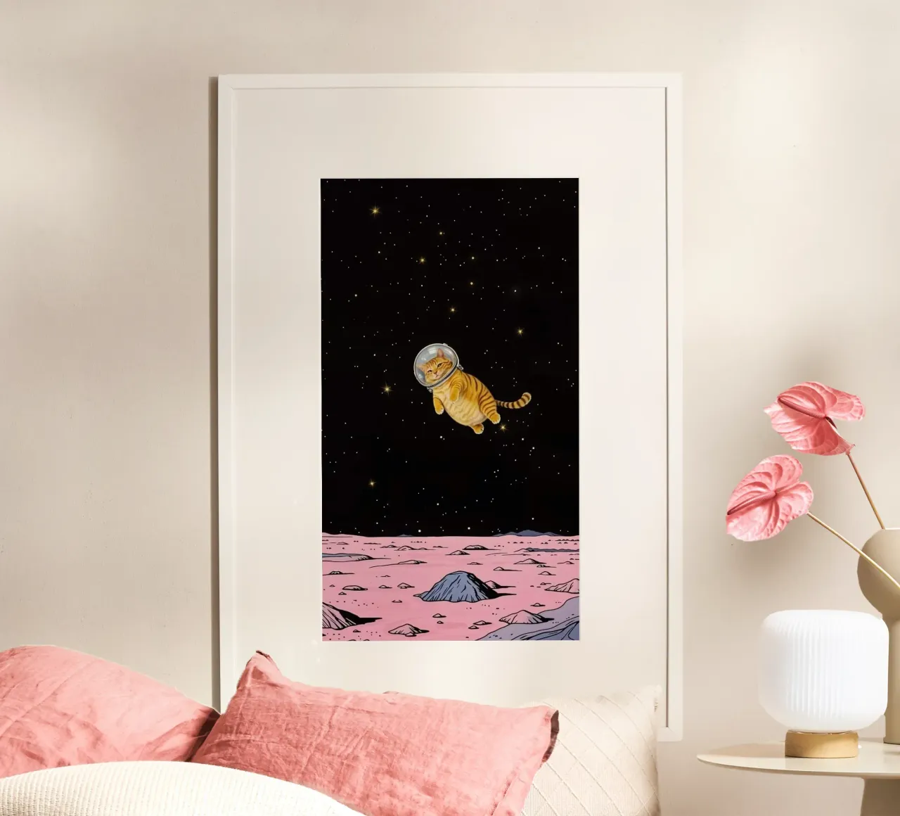 space cat poster da Good days
