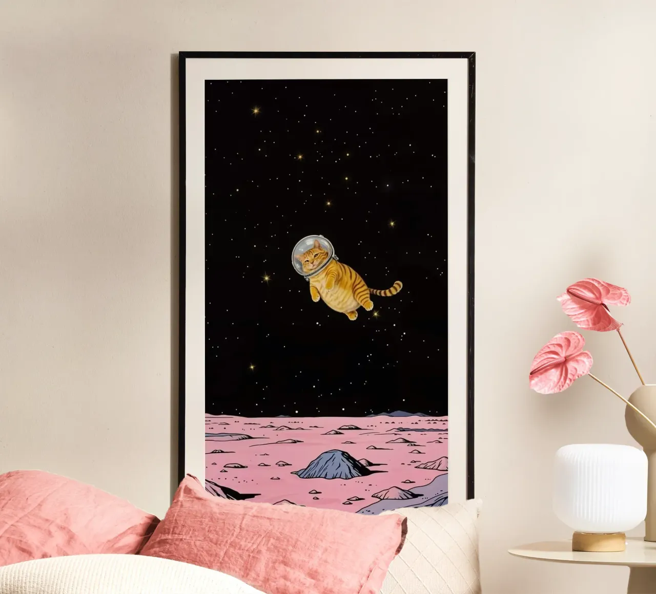 space cat poster da Good days