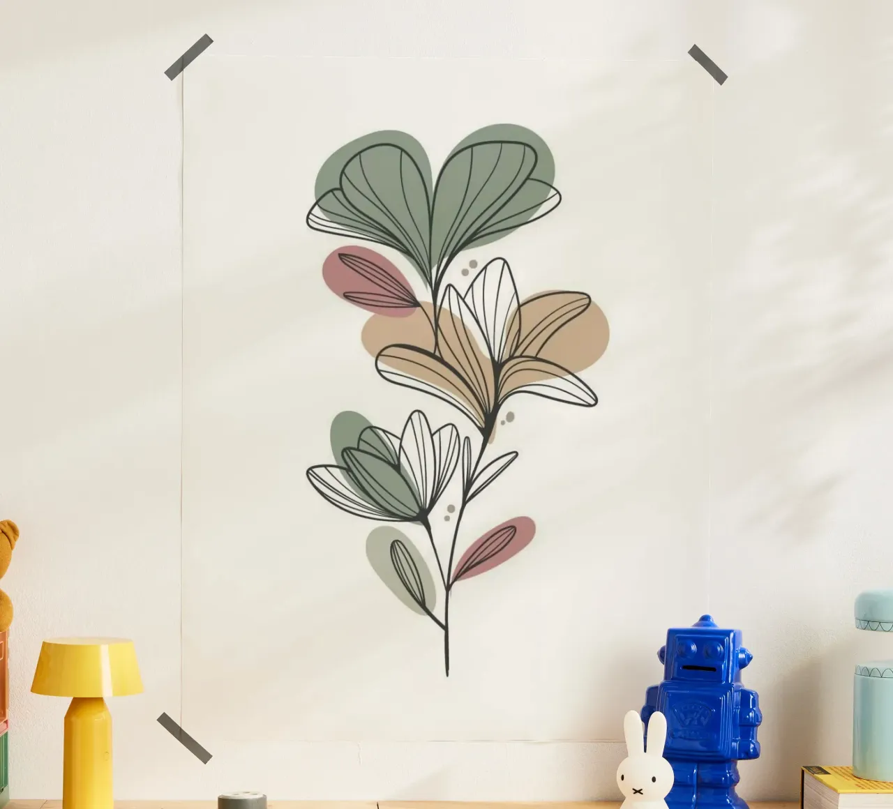 flower leaf color poster da Good days