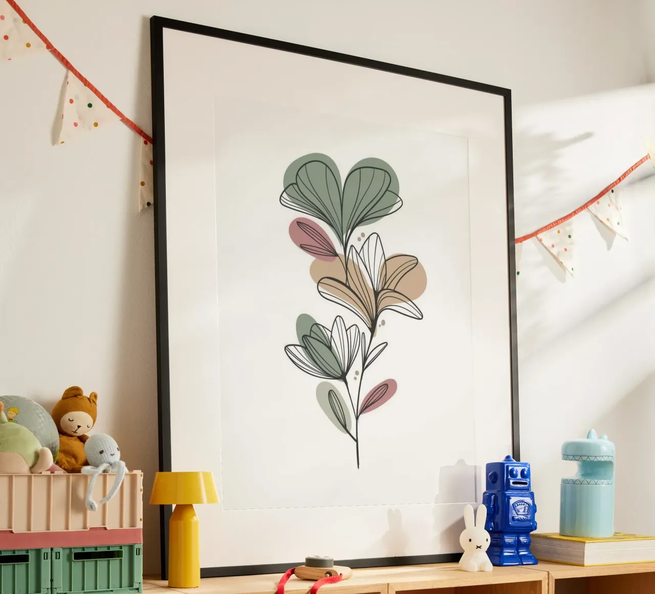 flower leaf color poster da Good days