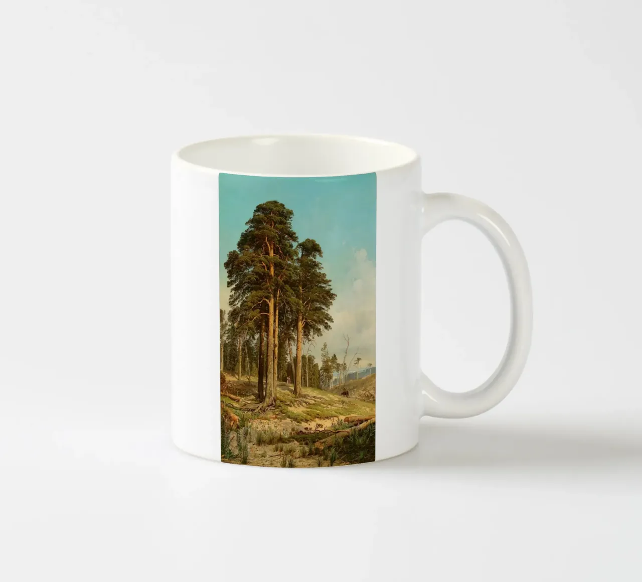 tall tree forest tazza in ceramica da carsa