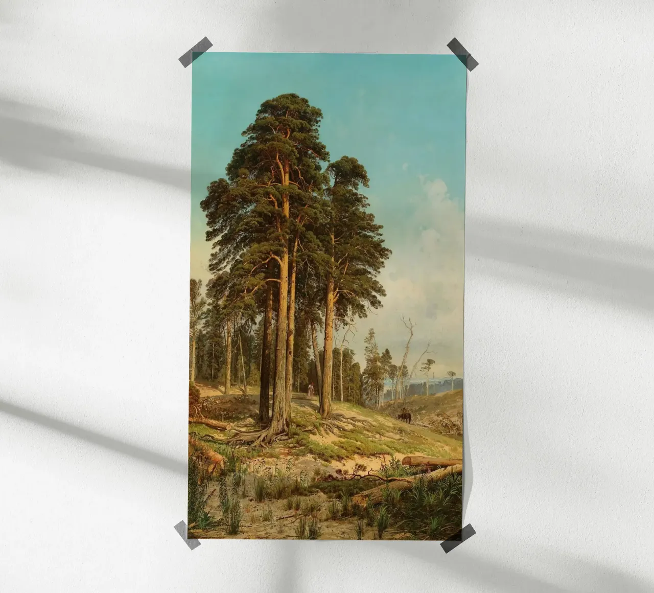 tall tree forest poster da carsa