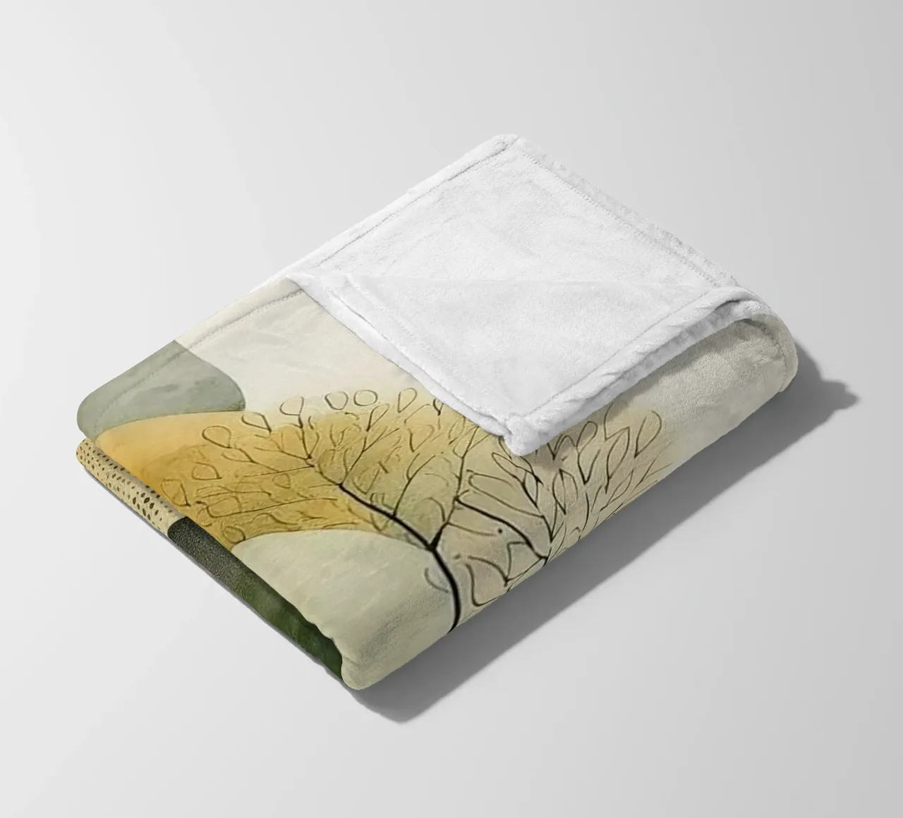wave of circle coperta in pile da kichin