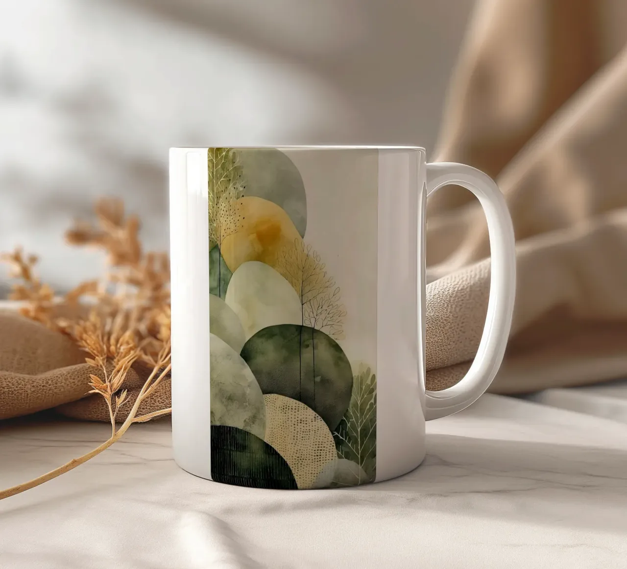wave of circle tazza in ceramica da kichin