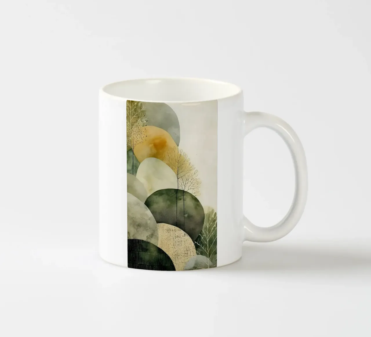 wave of circle tazza in ceramica da kichin