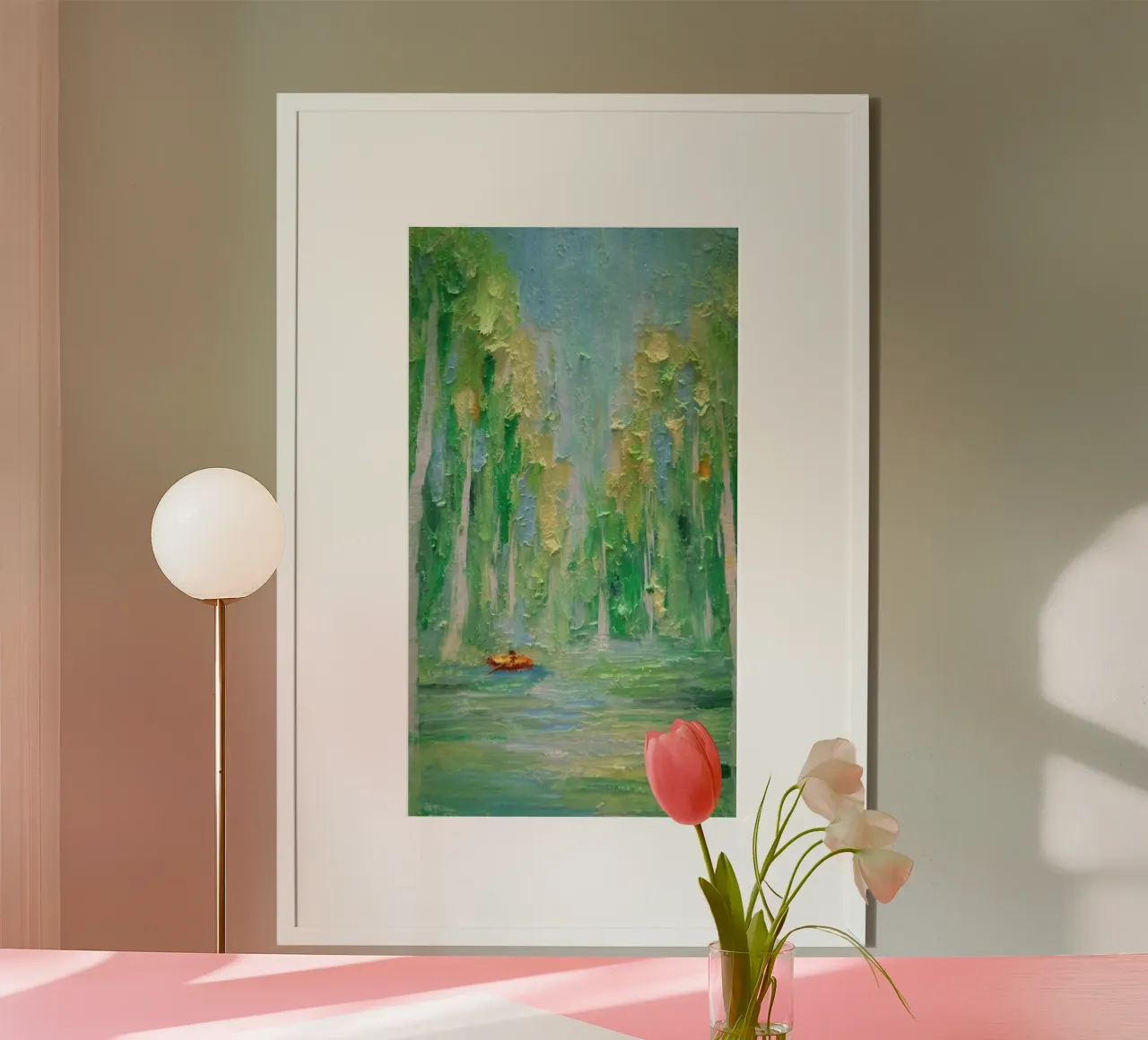 art green lake poster da kichin