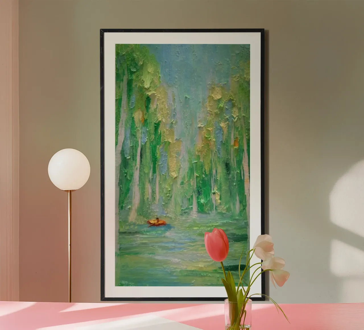 art green lake poster da kichin