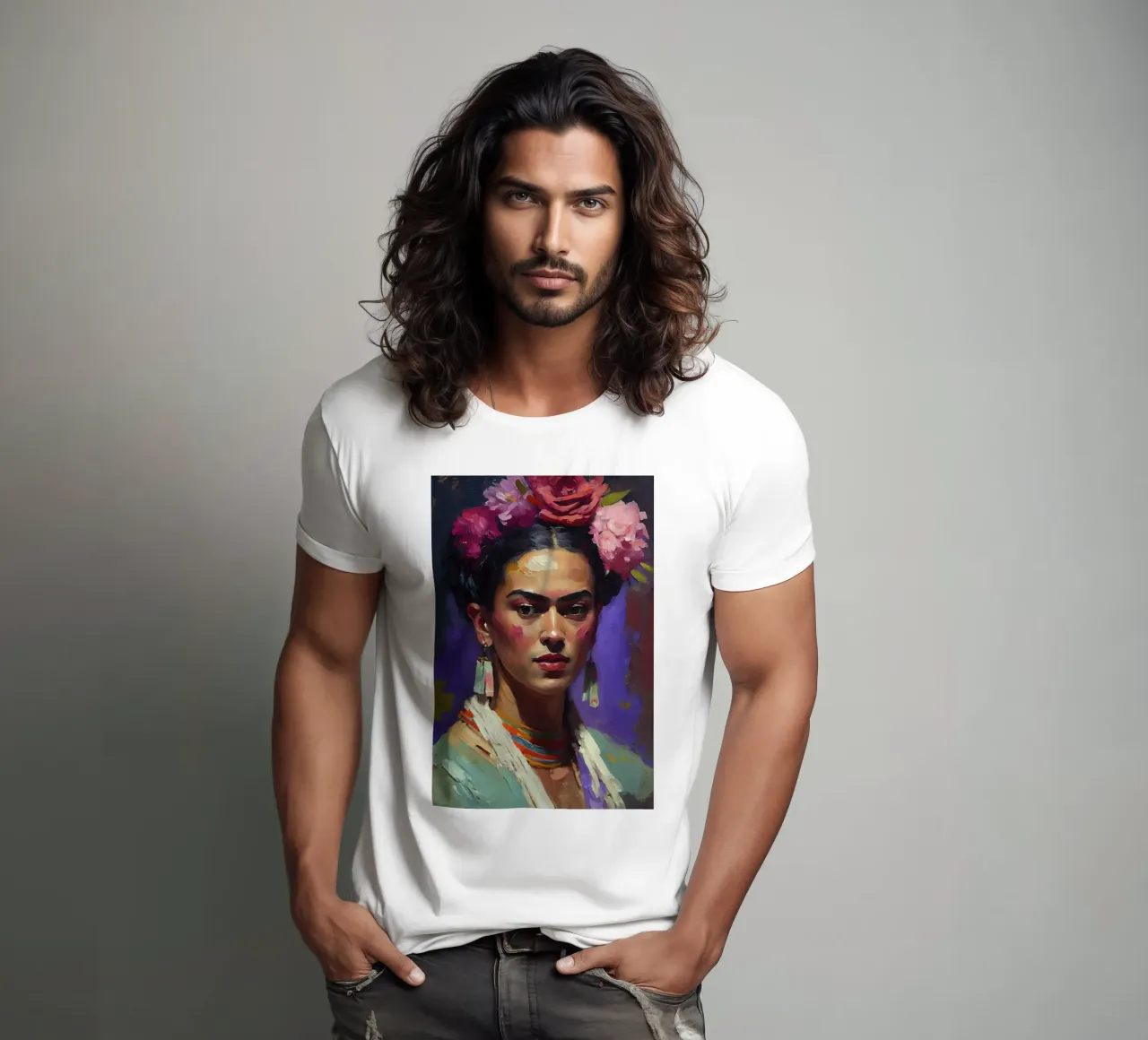 Portrait Of Frida t-shirt da treechild