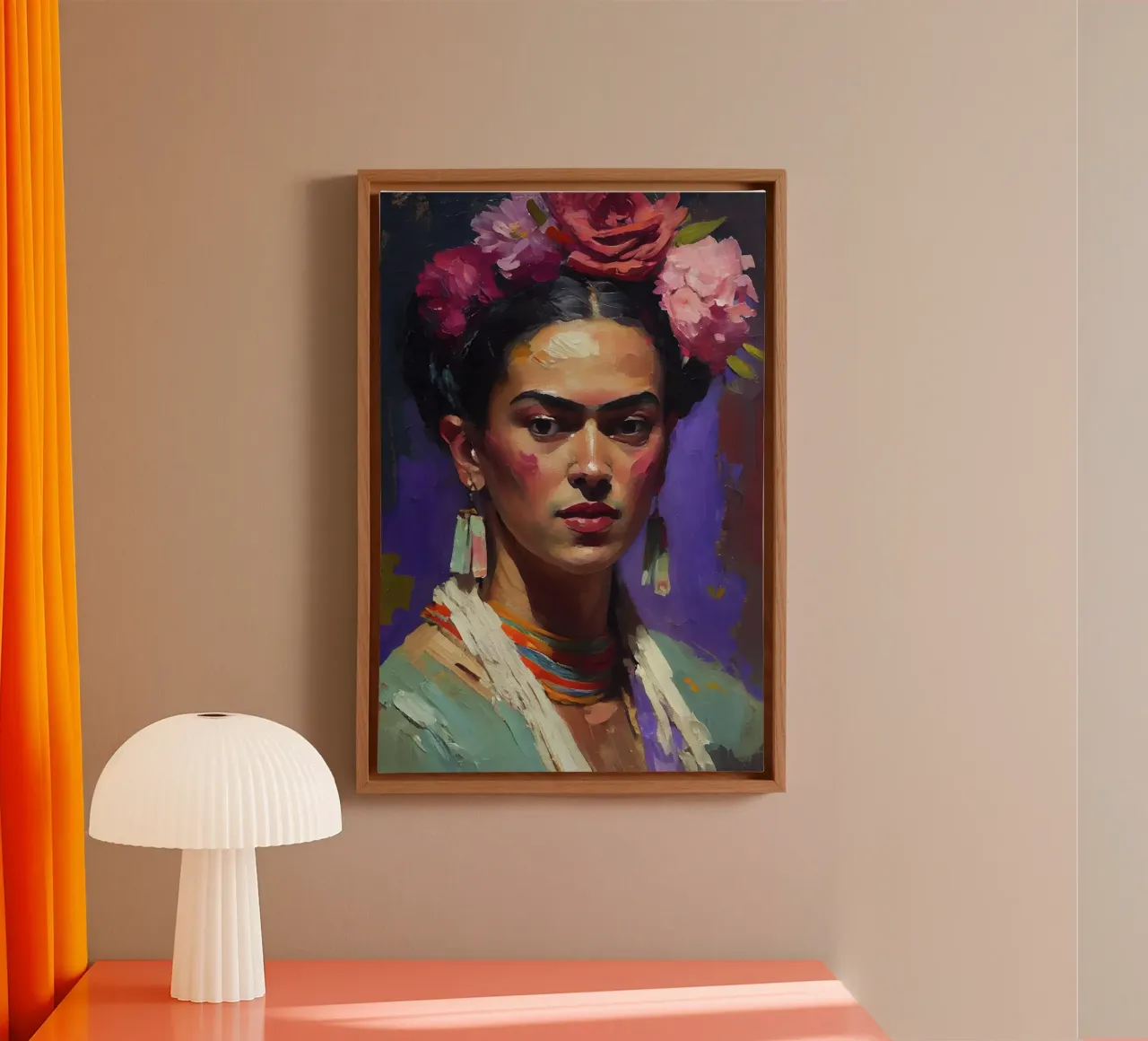 Portrait Of Frida tela da treechild