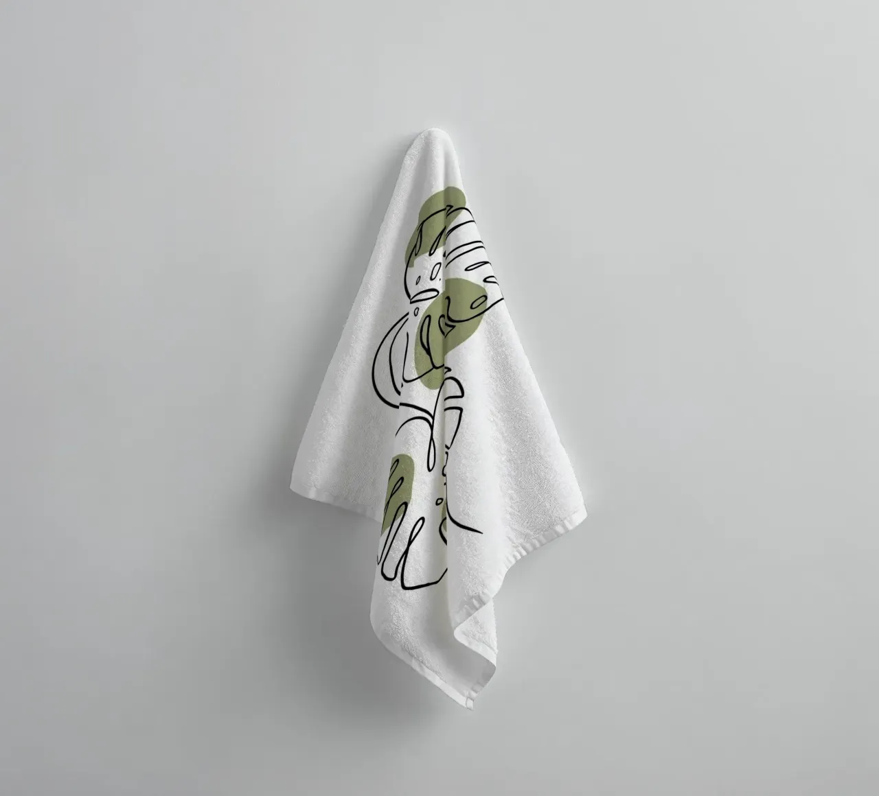 line of leaf asciugamano da bagno da carsa