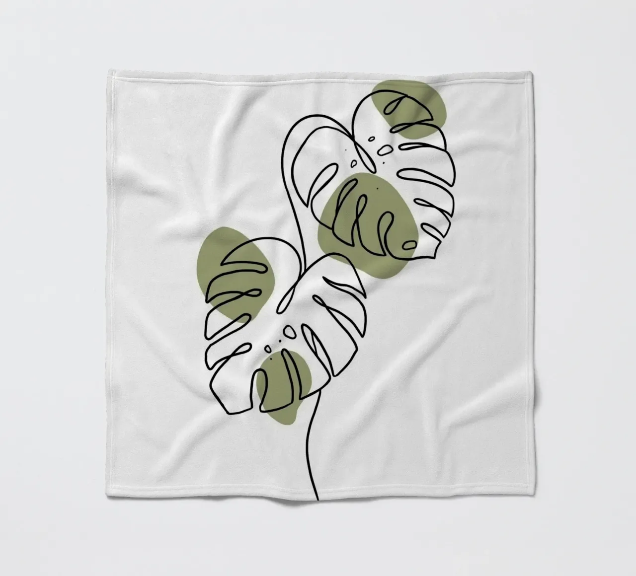 line of leaf coperta in pile da carsa