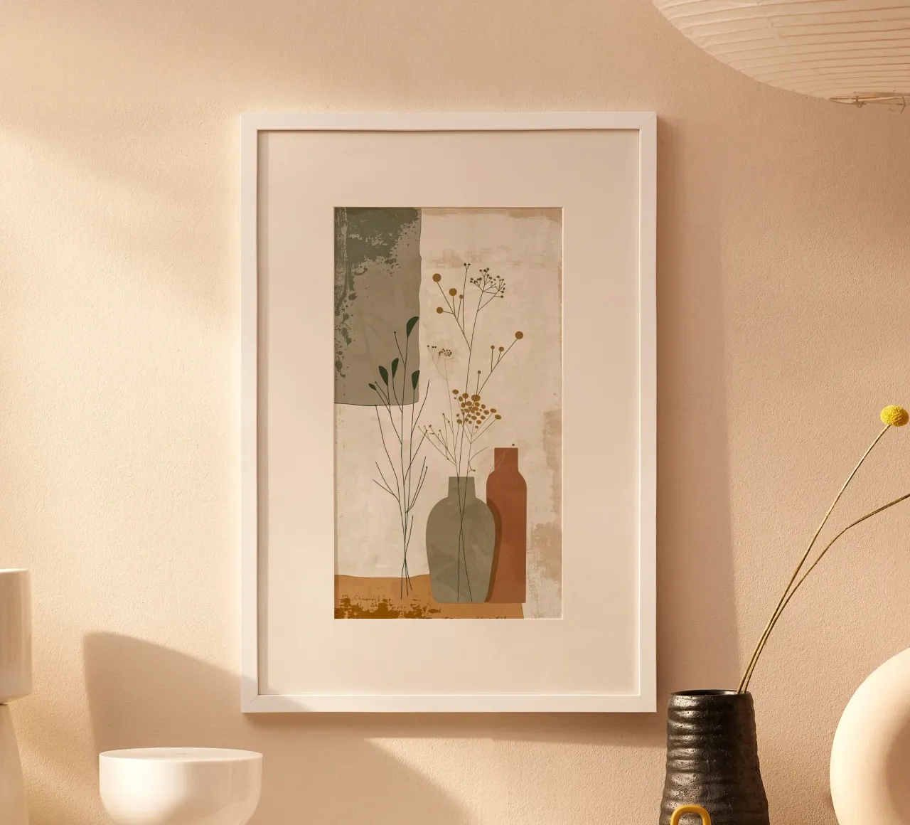 shape vase flower poster da carsa
