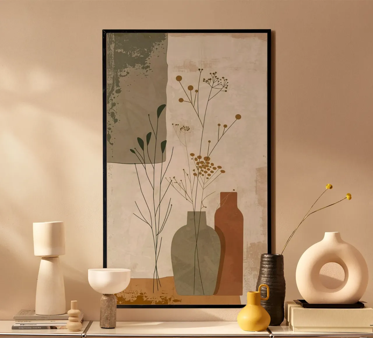 shape vase flower poster da carsa