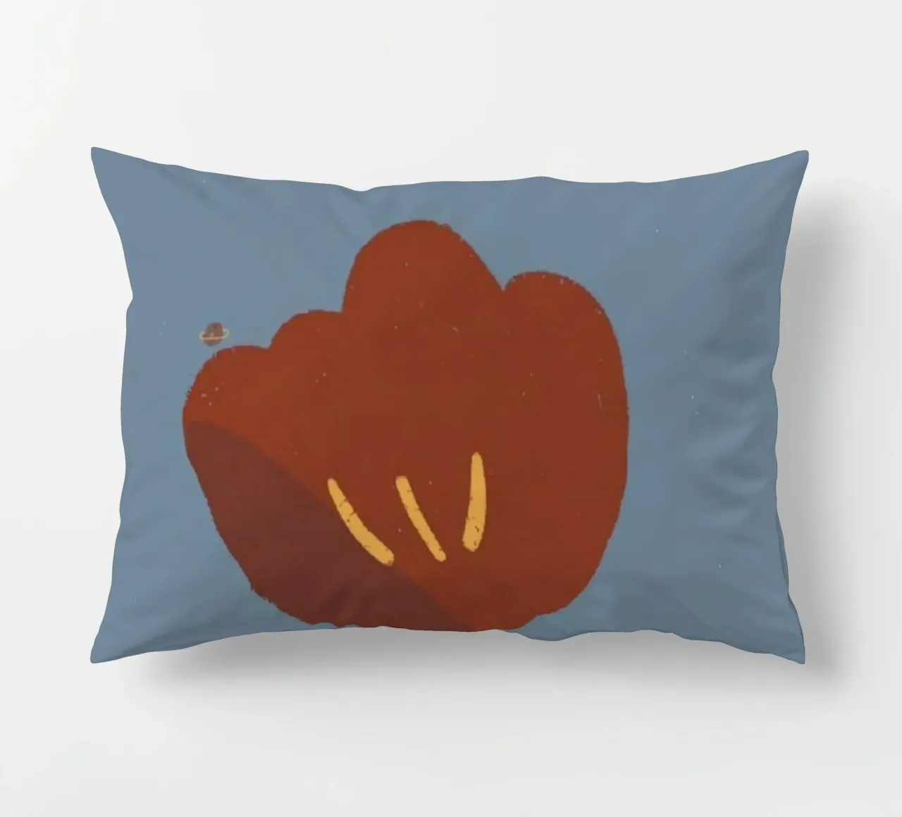 red flower minimal cuscino da kichin