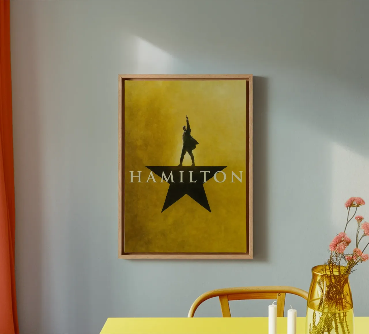 Hamilton Films Overschilderen canvas met Baklijst van joexs
