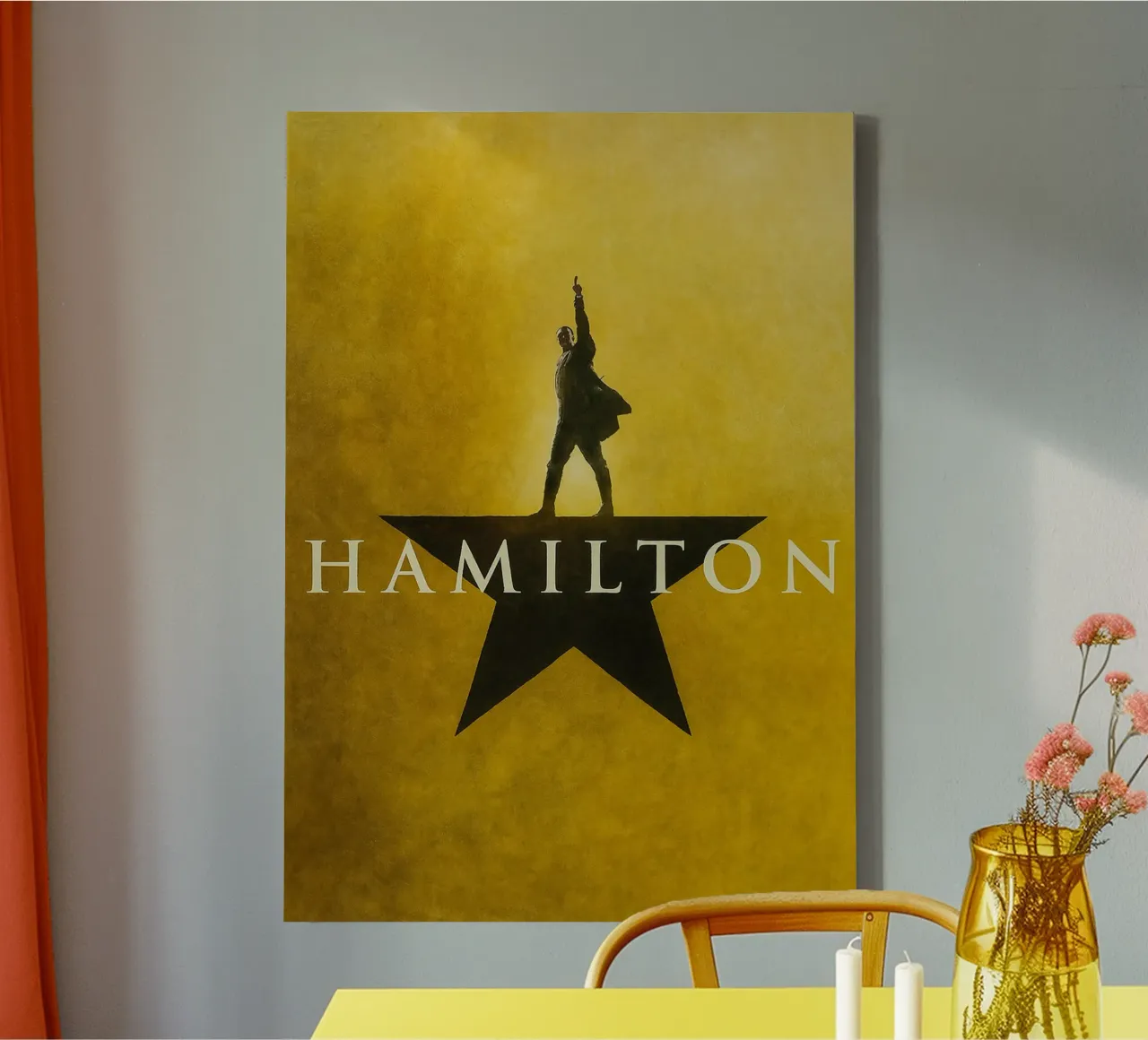 Hamilton Films Overschilderen canvas met Baklijst van joexs
