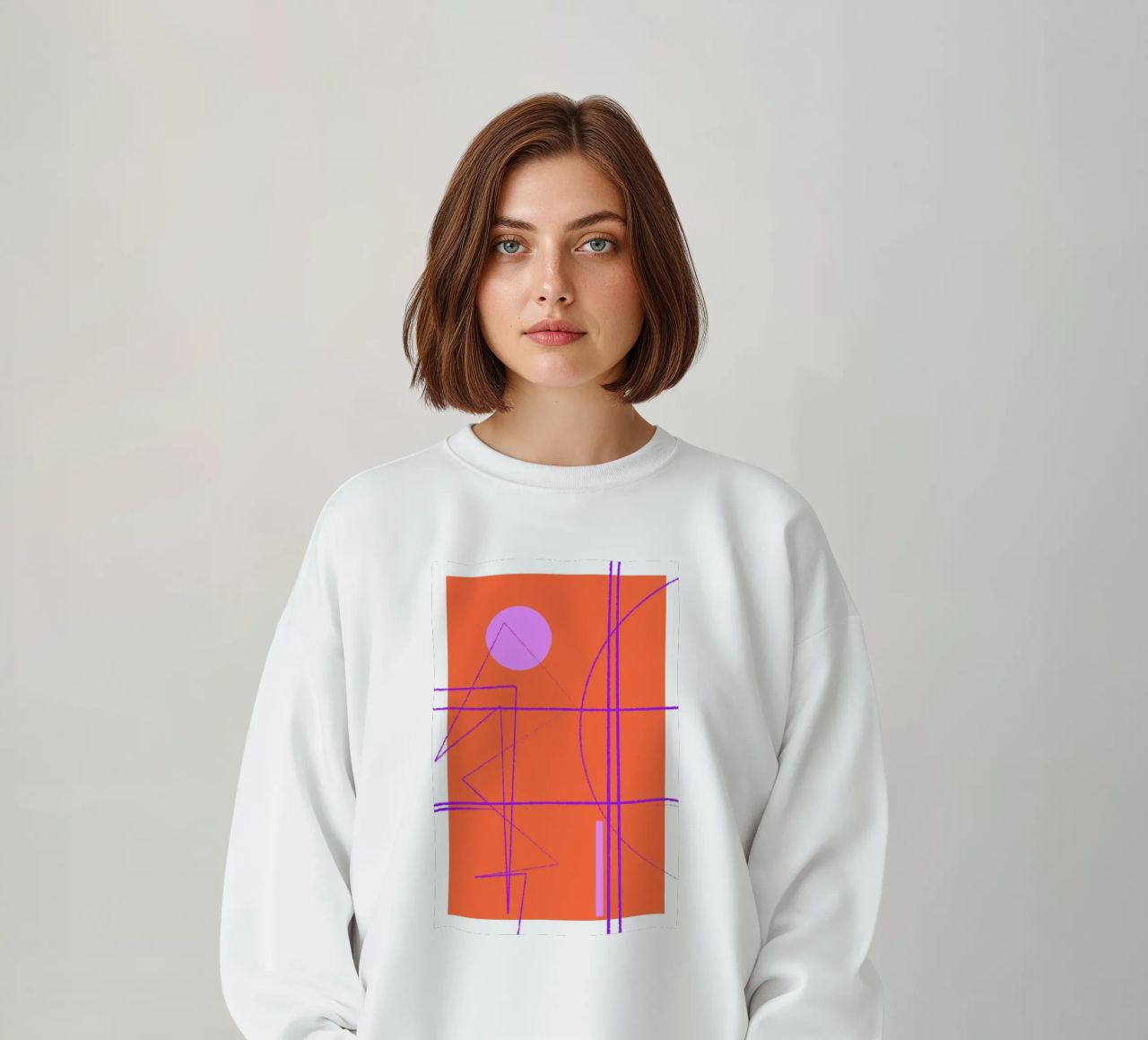 Angular Lines No 28 felpa da treechild