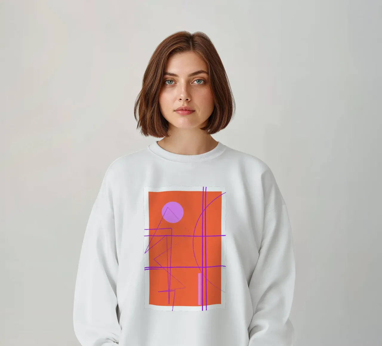 Angular Lines No 28 felpa da treechild