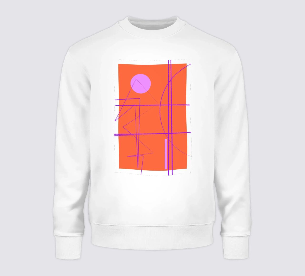 Angular Lines No 28 felpa da treechild