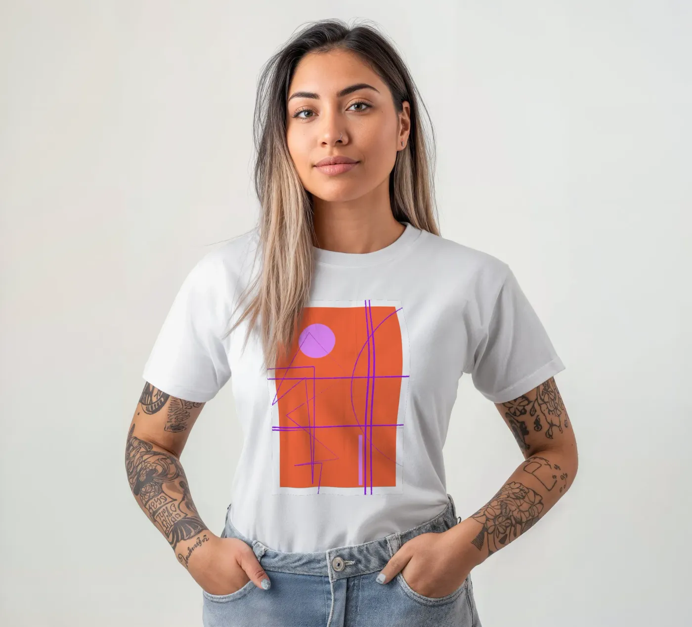 Angular Lines No 28 t-shirt da treechild