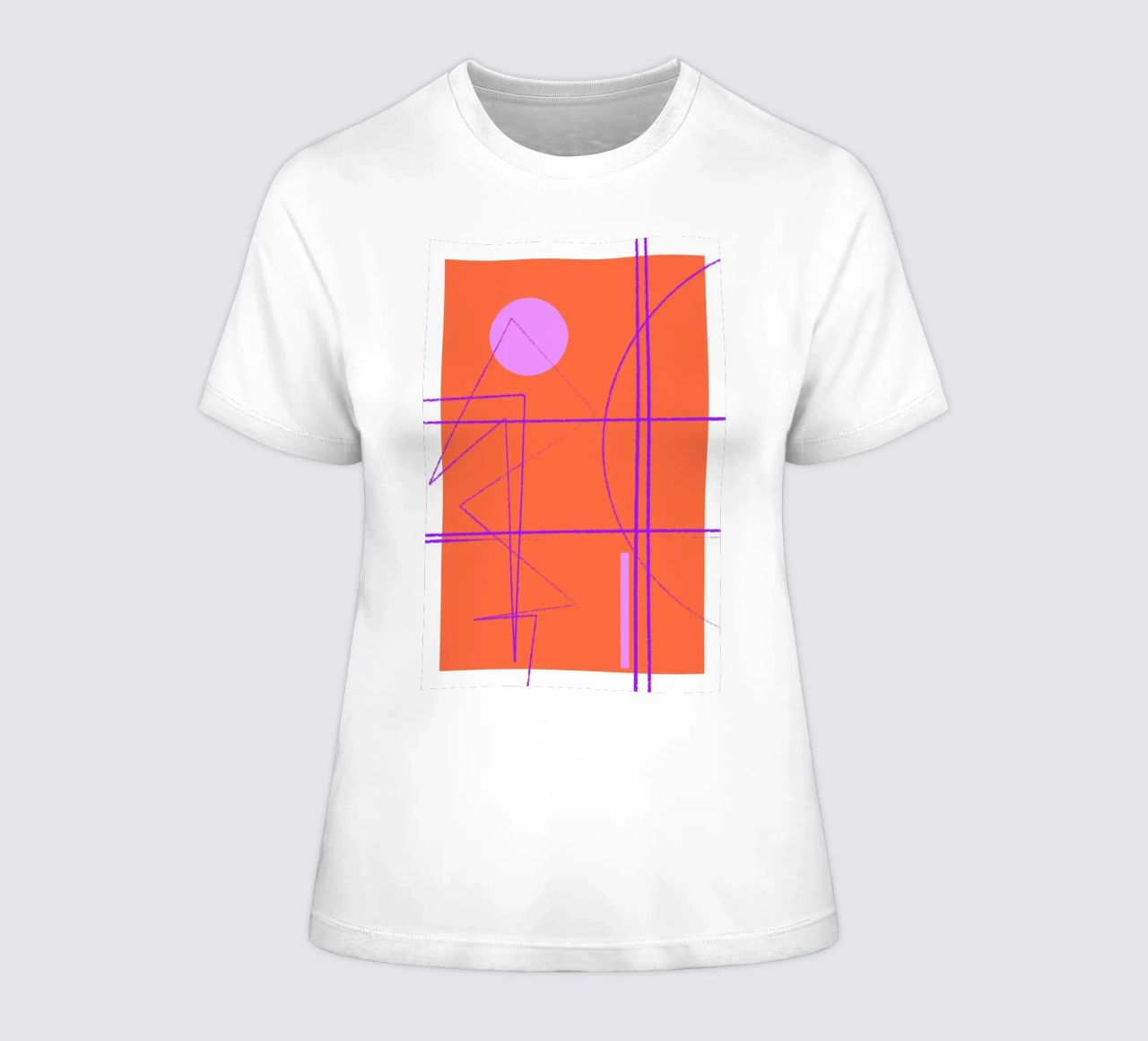 Angular Lines No 28 t-shirt da donna da treechild