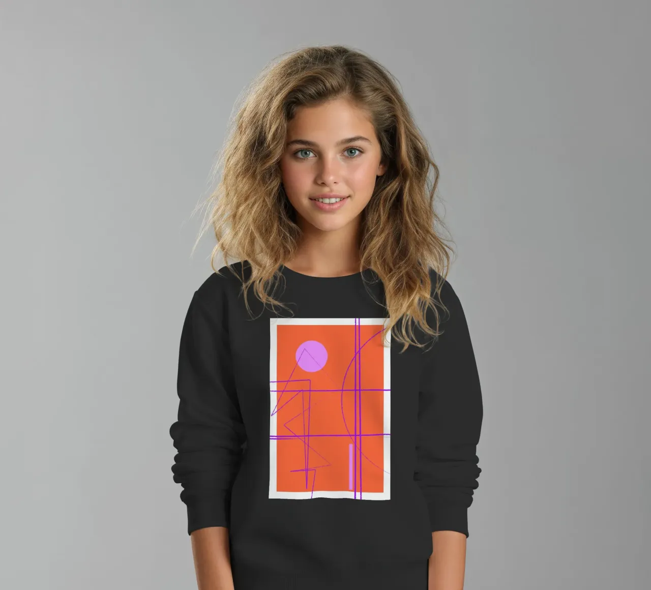 Angular Lines No 28 felpa bambino da treechild