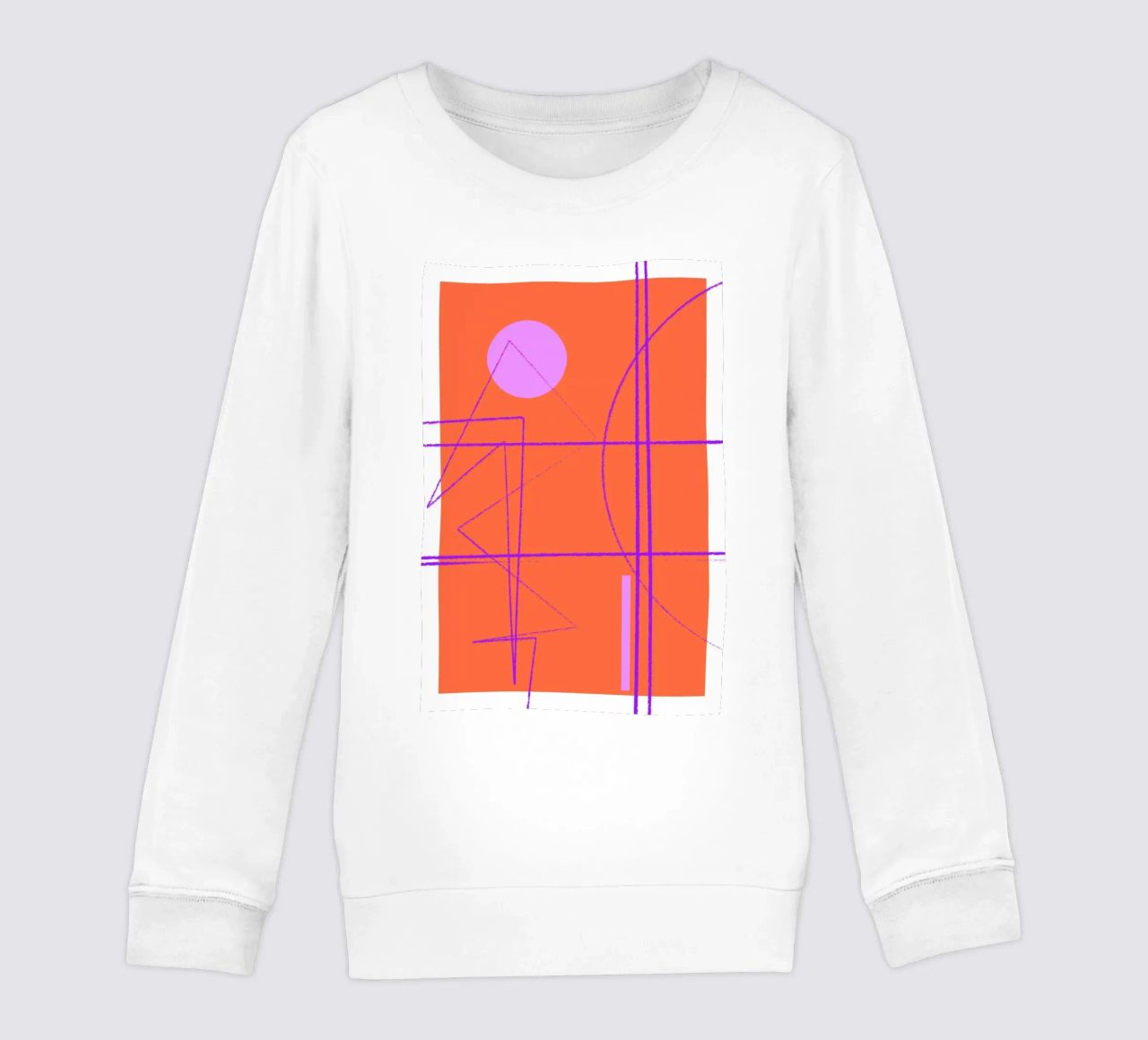 Angular Lines No 28 felpa bambino da treechild
