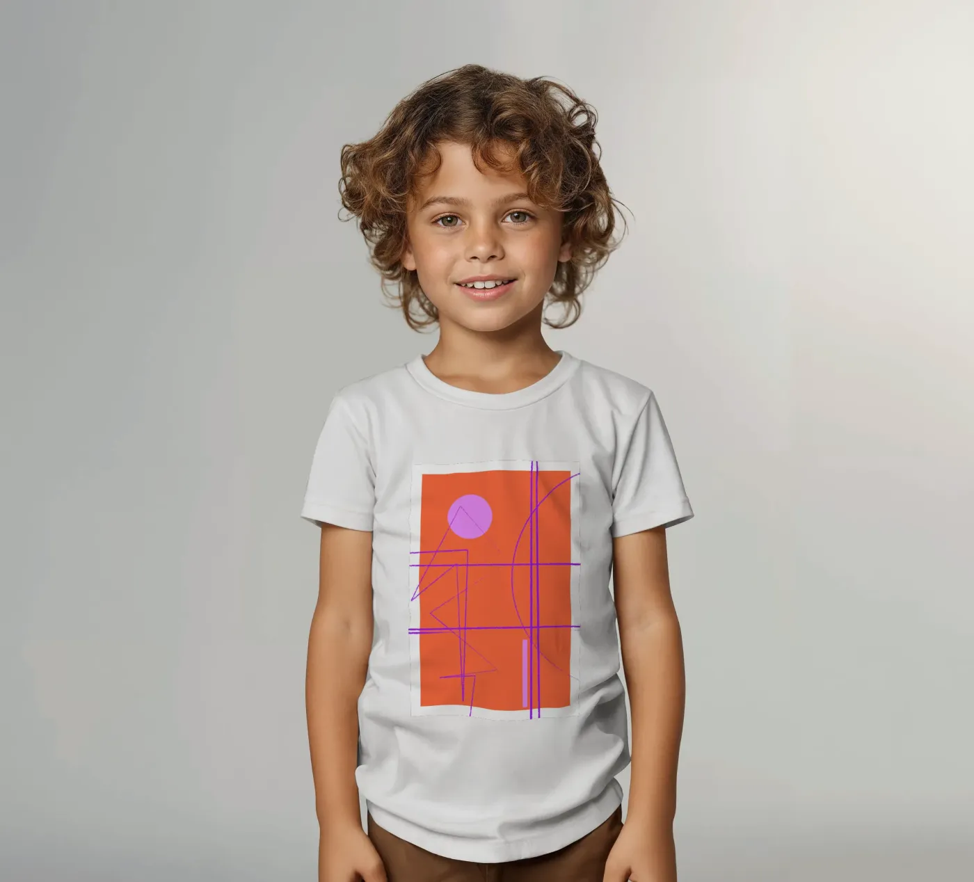 Angular Lines No 28 t-shirt bambini da treechild