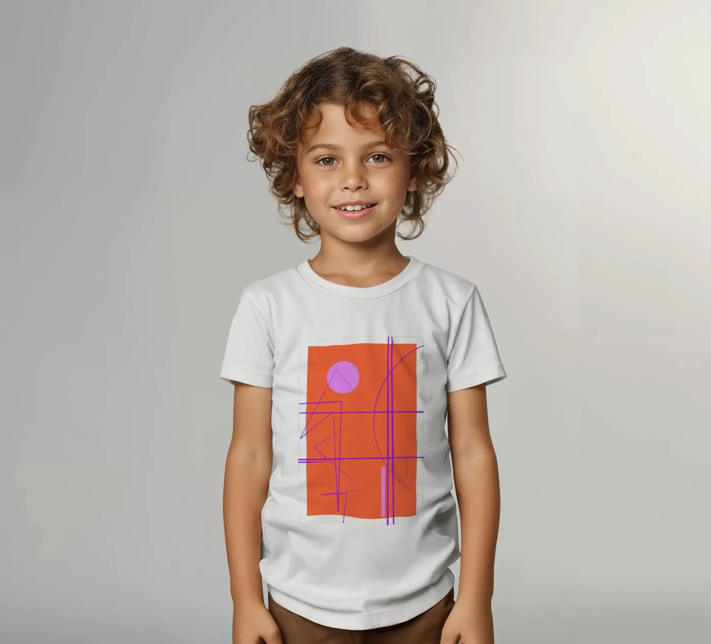 Angular Lines No 28 t-shirt bambini da treechild