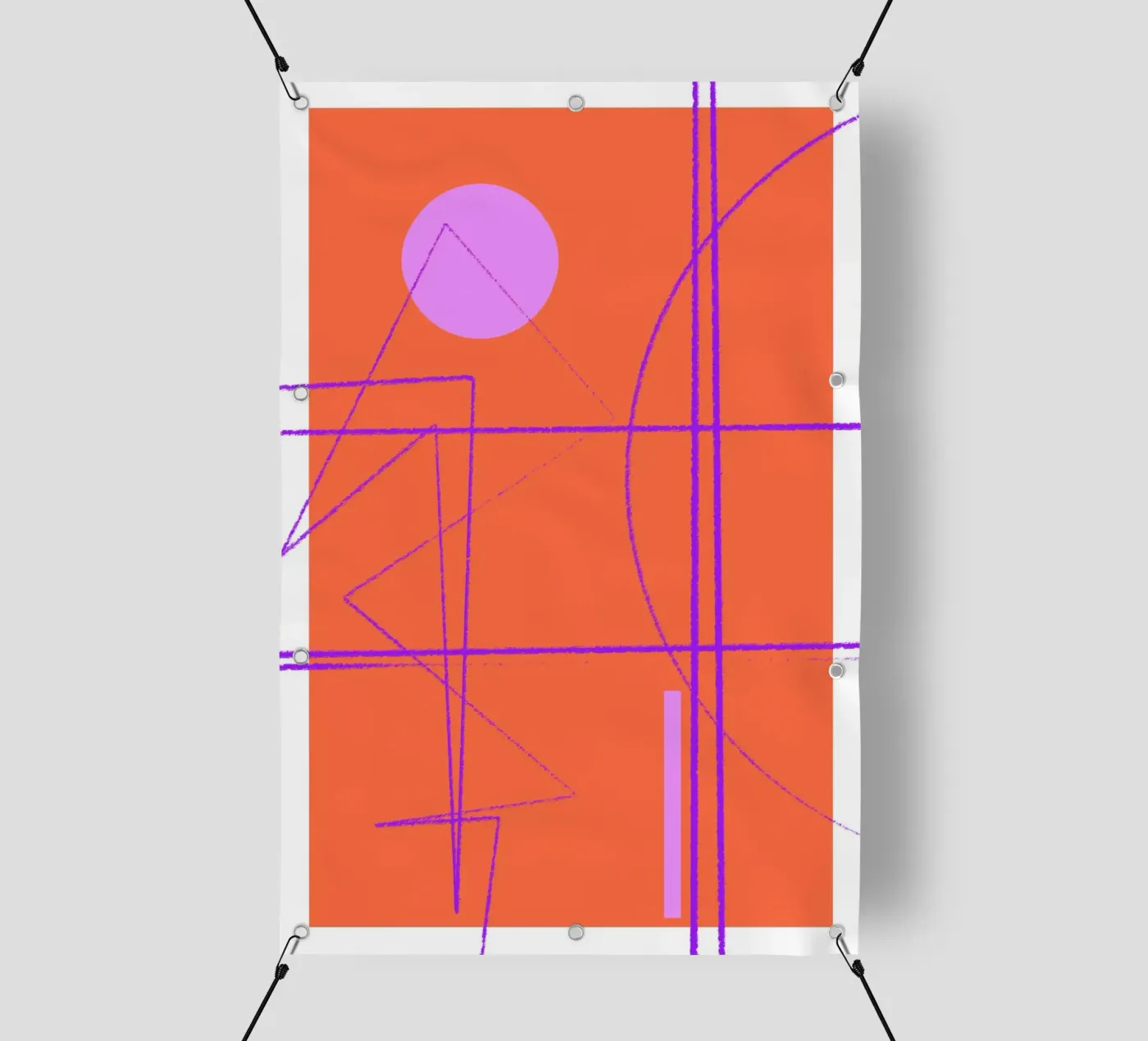 Angular Lines No 28 telo in pvc da treechild