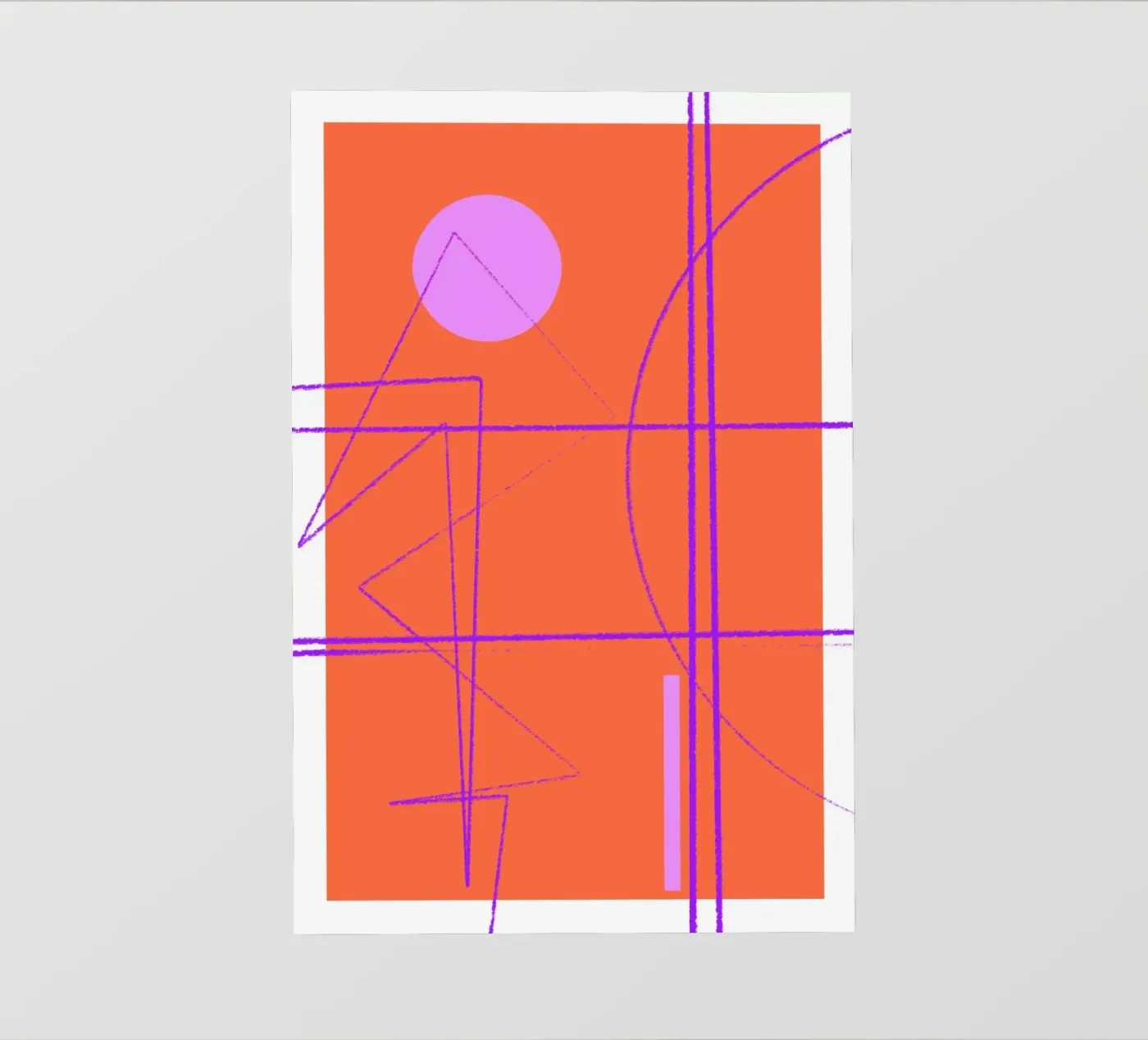 Angular Lines No 28 telo in pvc da treechild