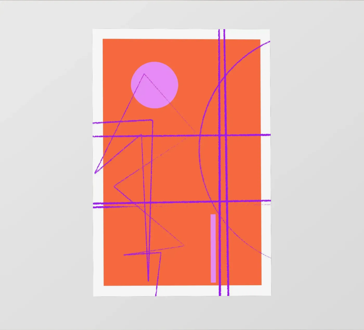 Angular Lines No 28 telo in pvc da treechild