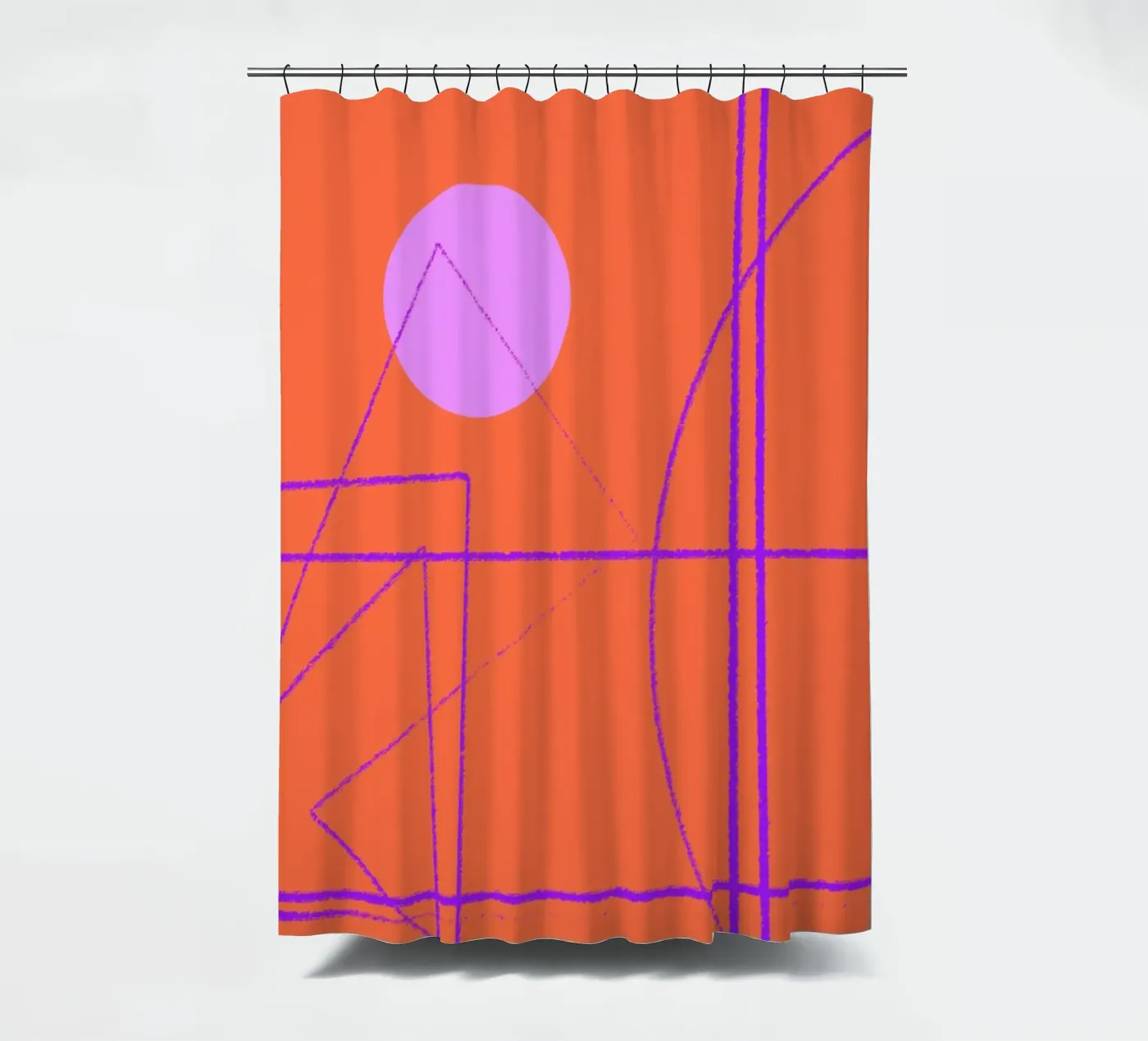 Angular Lines No 28 rideau de douche de treechild