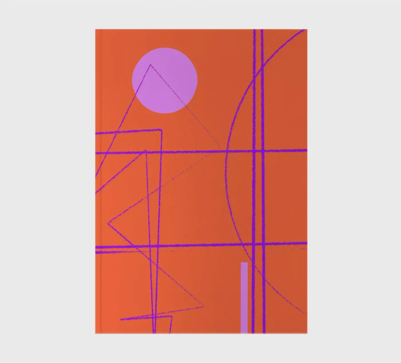 Angular Lines No 28 notebook by treechild
