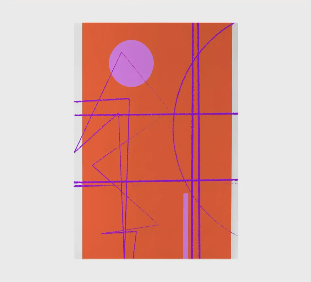 Angular Lines No 28 Notizbuch von treechild