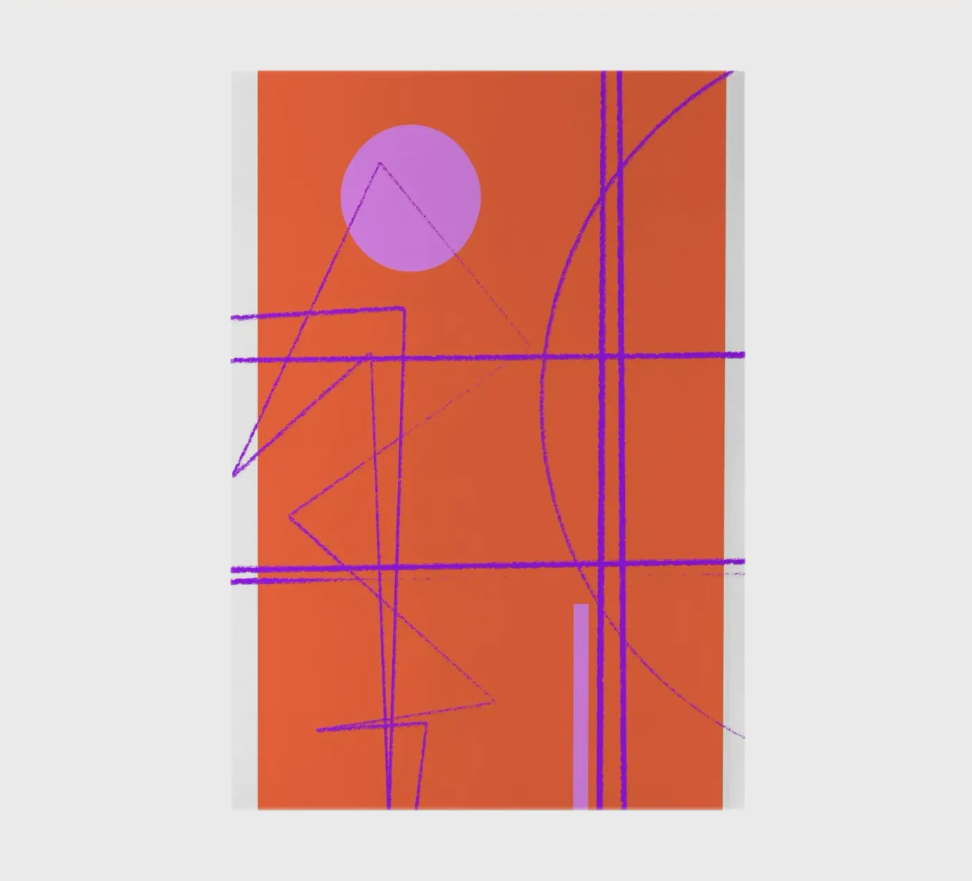 Angular Lines No 28 notebook by treechild