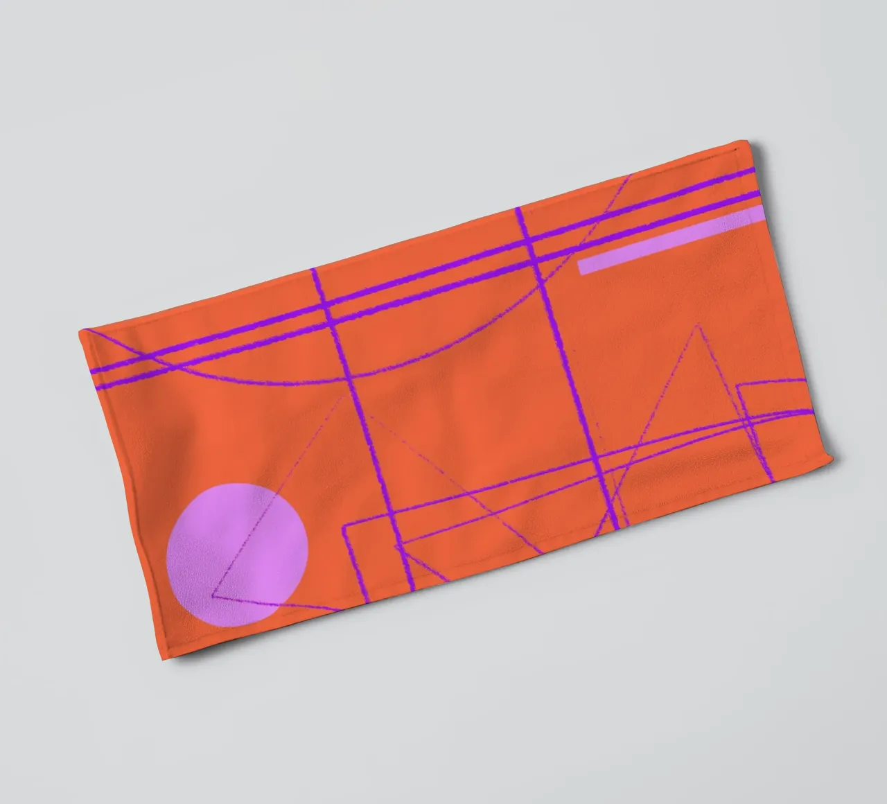 Angular Lines No 28 Handtuch von treechild