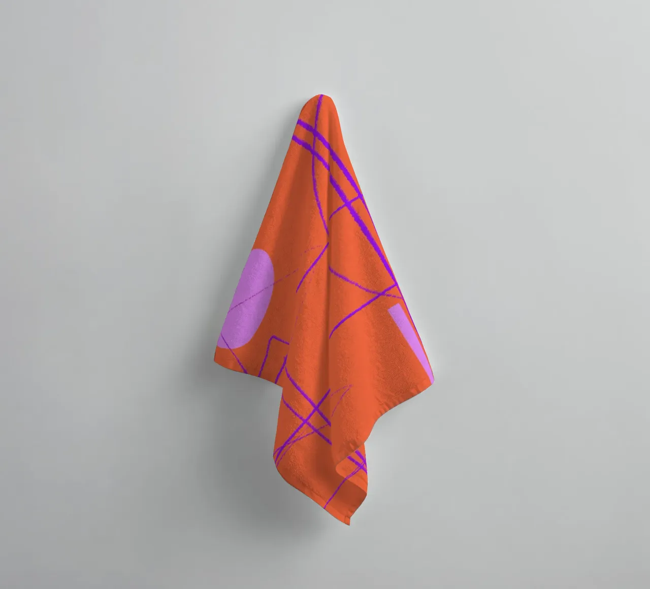 Angular Lines No 28 Handtuch von treechild