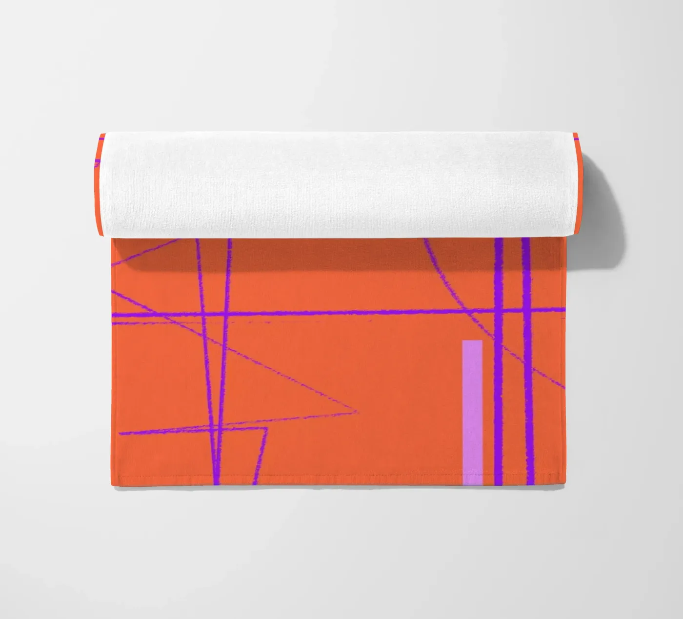 Angular Lines No 28 Strandtuch von treechild