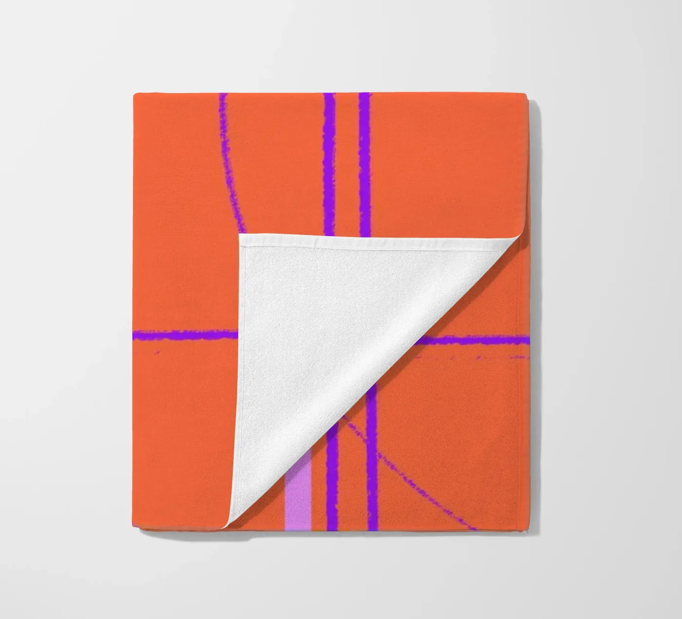 Angular Lines No 28 Strandtuch von treechild