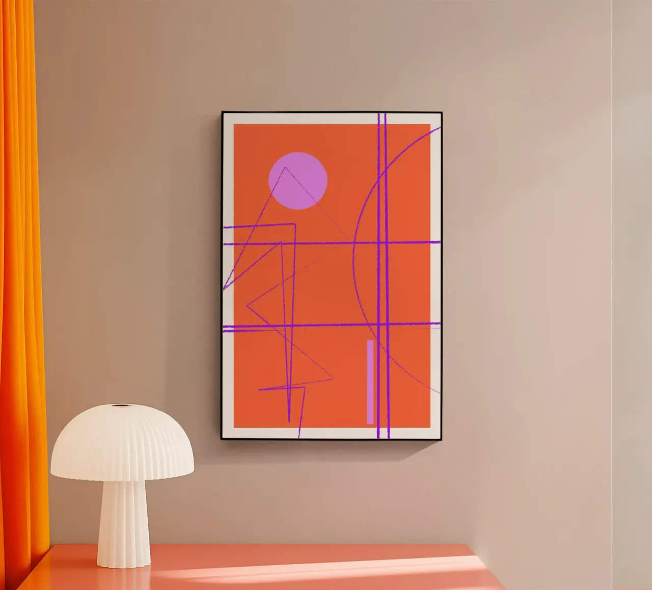 Angular Lines No 28 Acryl-Glas von treechild
