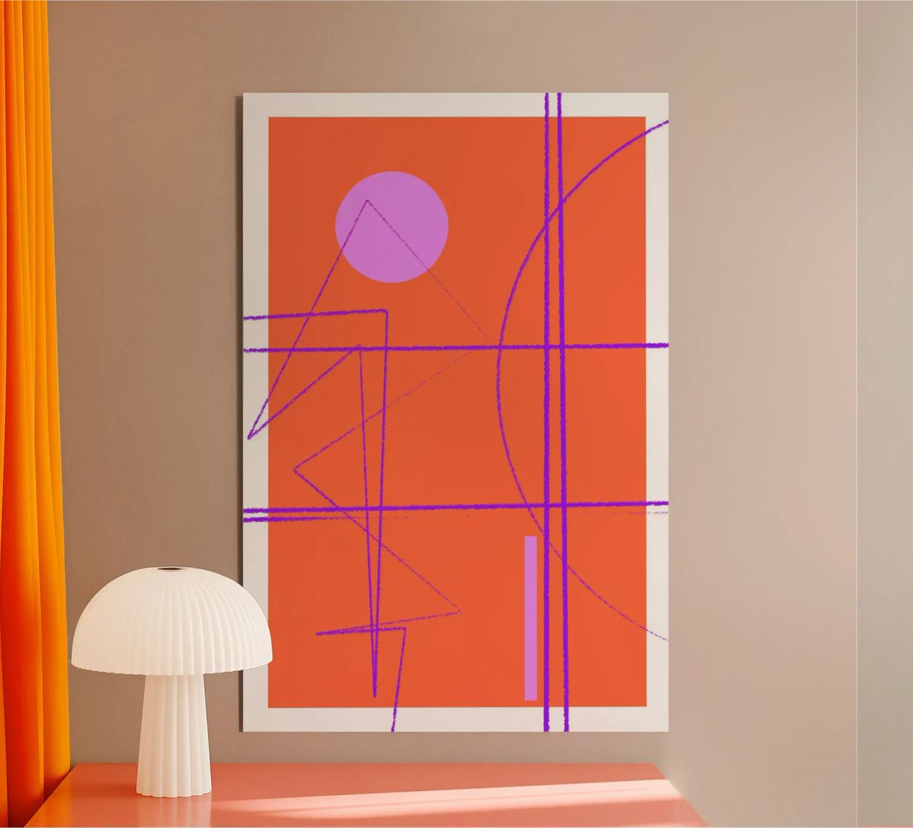 Angular Lines No 28 alluminio dibond da treechild