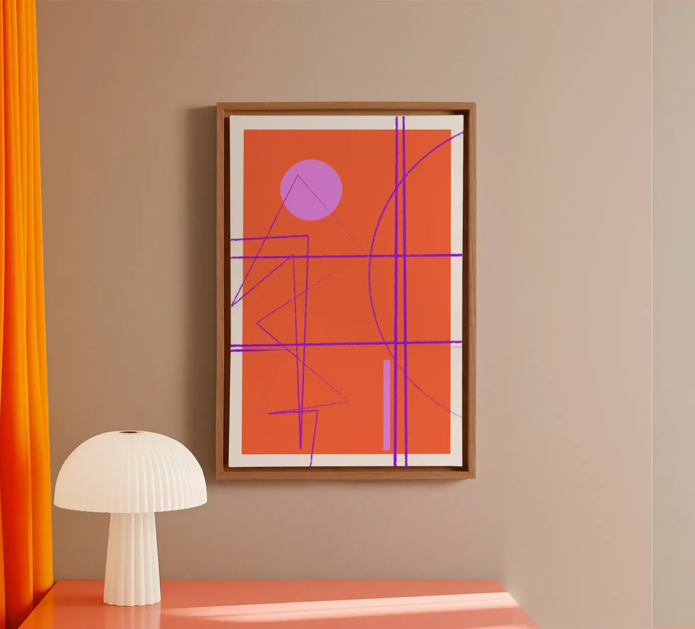 Angular Lines No 28 canvas van treechild