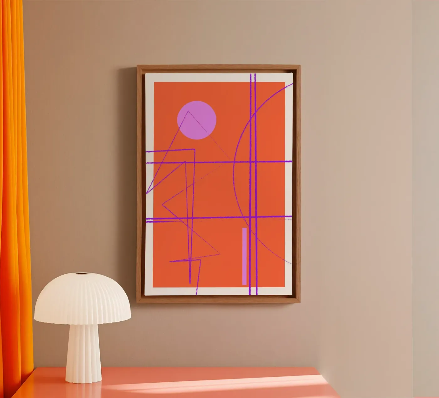 Angular Lines No 28 tela da treechild