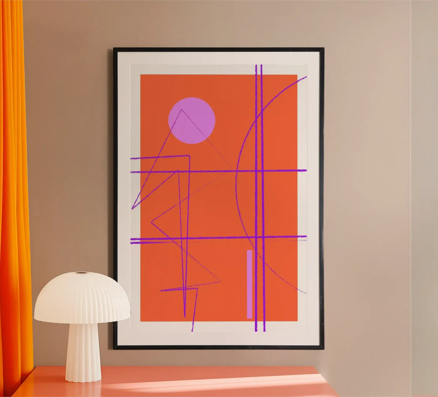 Angular Lines No 28 Poster von treechild