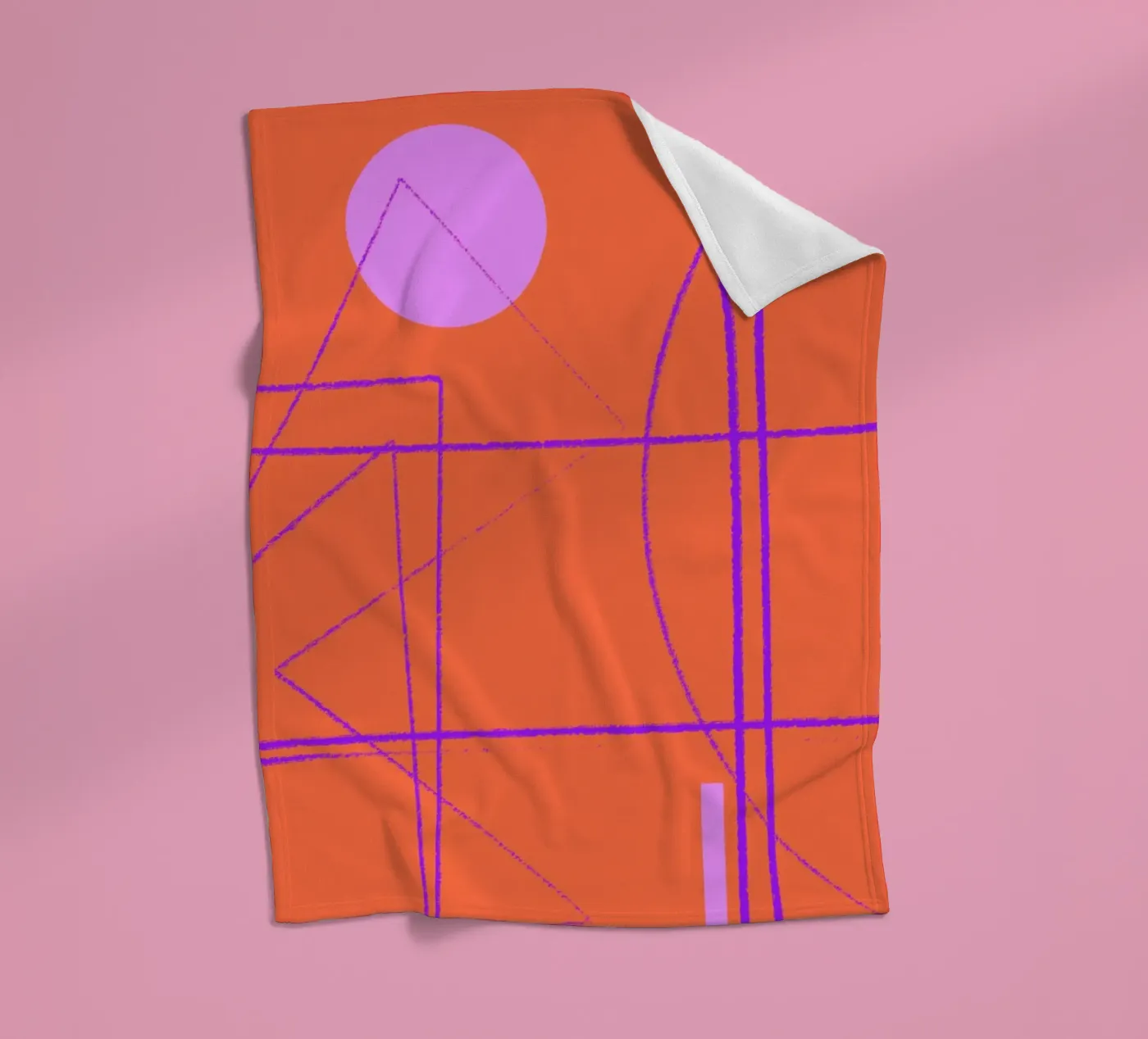 Angular Lines No 28 Fleecedecke von treechild