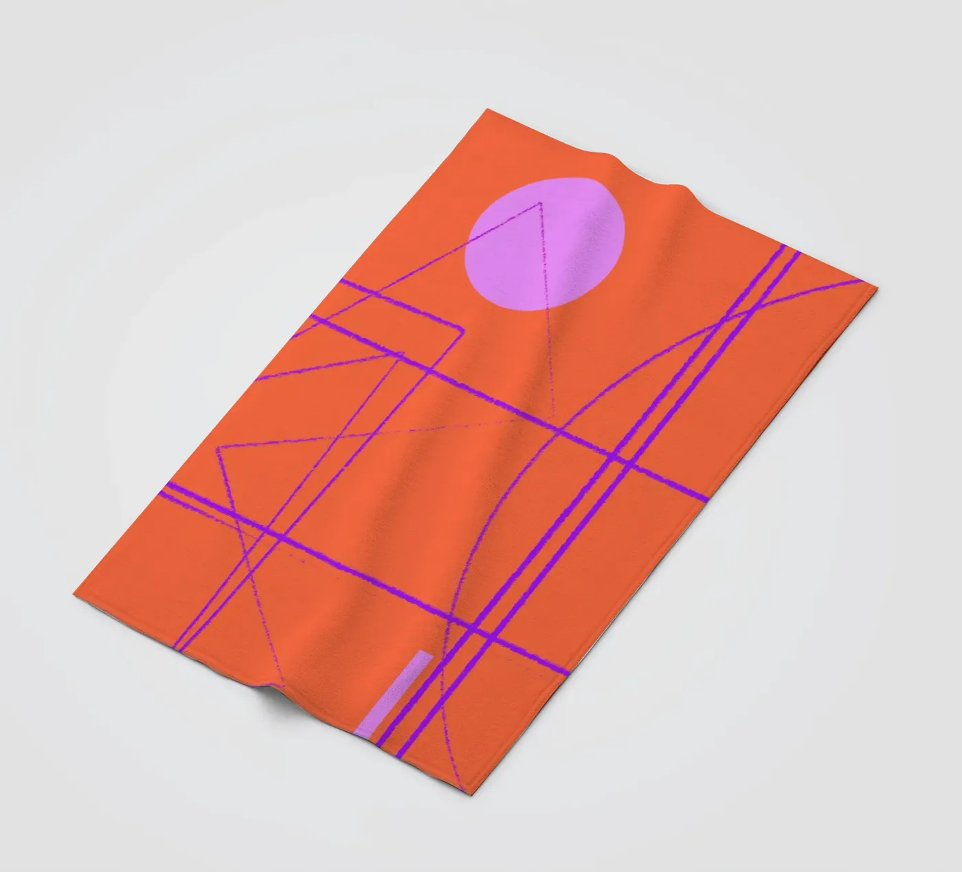 Angular Lines No 28 coperta in pile da treechild