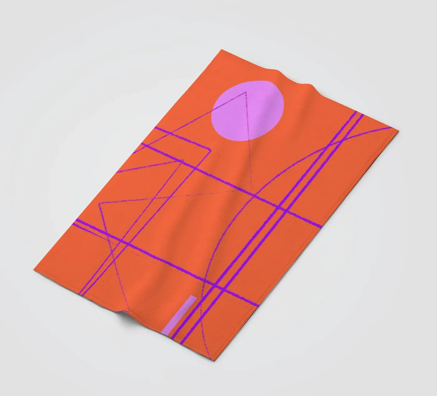 Angular Lines No 28 Fleecedecke von treechild